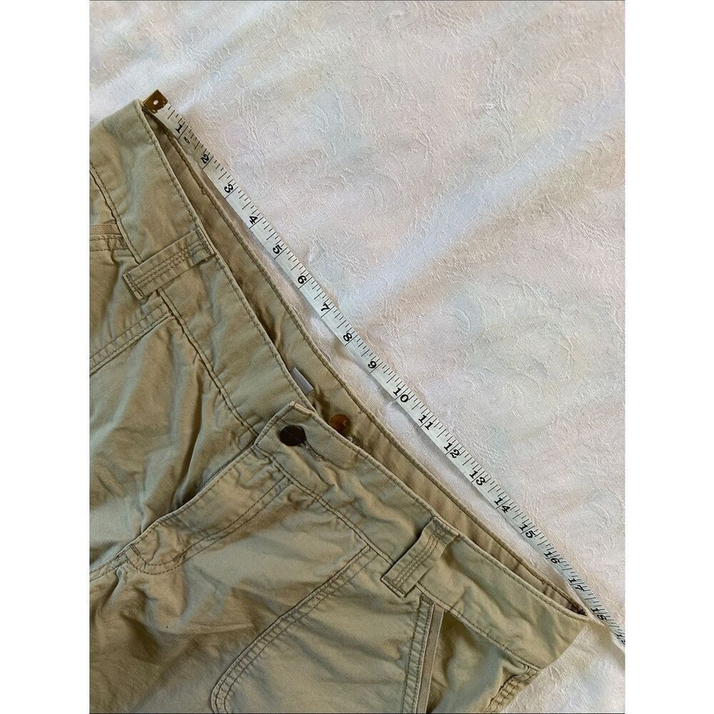 Carhartt Utility Shorts Khaki Women’s 100% Cotton Size 16 Original Fit - Picture 2 of 12